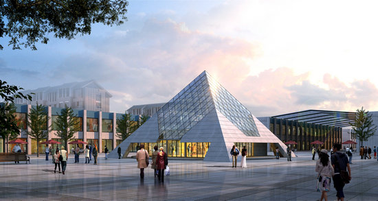 阜康金字塔网架